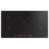 90cm Induction Cooktop — Black Glass