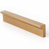 Angle Pull Handle Dark Brushed Brass