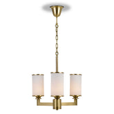 AHERN 3 LIGHTS PENDANT SOLID BRASS