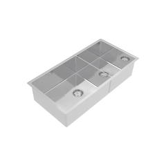 Abey Piazza CR500D Kitchen Sink — Stainless Steel