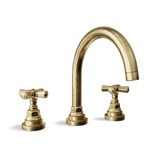 3-Hole Basin Tap — Bridge, Traditional Spout with Pop-Up Waste | Agora
