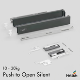 Atira Push-To-Open Silent Drawer Box 10-30kg — Anthracite