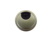 60mm Round Cable Entry Cover — Pearl Nickel Plated