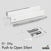 Atira Drawer — Push-to-Open Silent | White