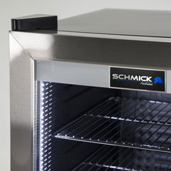 AAA Schmick Tropical Triple Glazed Outdoor 2 Glass Door Alfresco Bar Fridge 140 Litre - Model HUS-SC70-SS-COMBO
