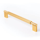 Arpa D Handle Brushed Dark Brass