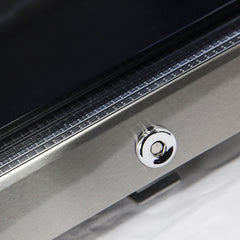 AAA Schmick Outdoor Triple Glazed Alfresco Bar Fridge With Led Strip Lights, Lock and LOW E Glass, indoor use also perfect! - Model HUS-SC88-SS