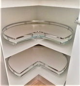 3/4 Lazy Susan 610mm - Bottom Mount