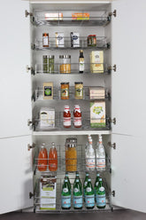 7 Drawer Wire Basket Pantry Storage (Basket Height=2x150H plus 5x100H, Basket Depth=485mm) — Part 1