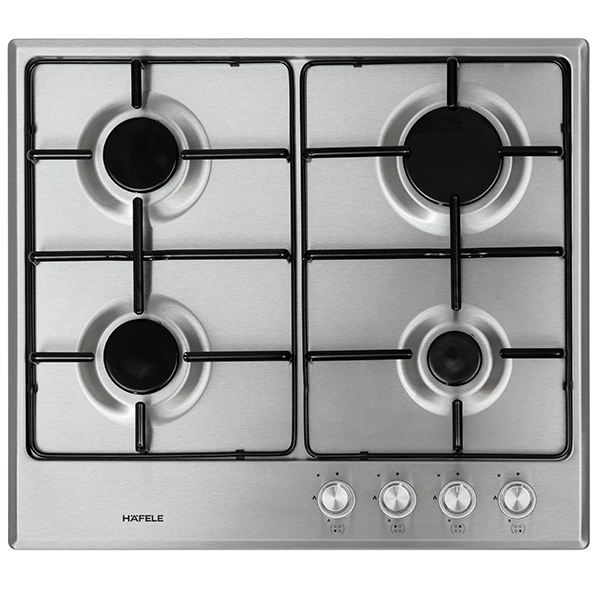 60cm Gas Cooktop — Stainless Steel