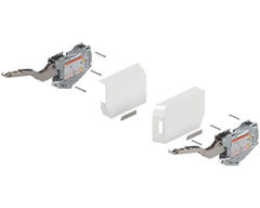 AVENTOS HK-S by Blum Lift Mechanism Set | Silk White | 20K2B00