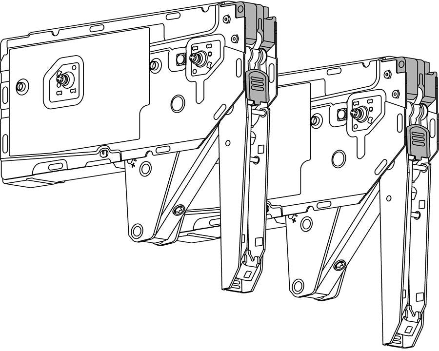 AVENTOS HK Top by Blum Lift Mechanism Set | Power Factor 930