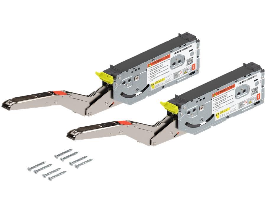 AVENTOS HK Top by Blum Lift Mechanism Set | Chipboard Screws / Pre-Mounted System Screws