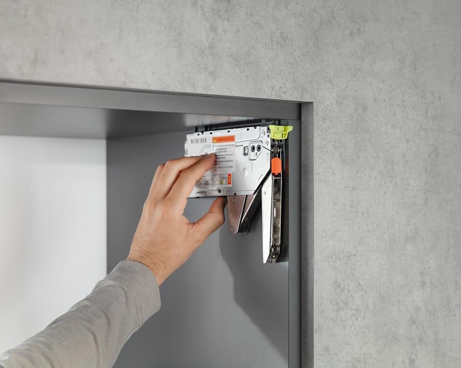 AVENTOS HK Top by Blum Lift Mechanism Set | Chipboard Screws / Pre-Mounted System Screws