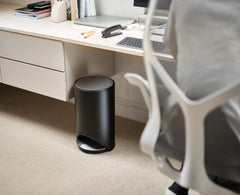 Arc™ 10L Easy-push Matt Black Pedal Bin Starter Set