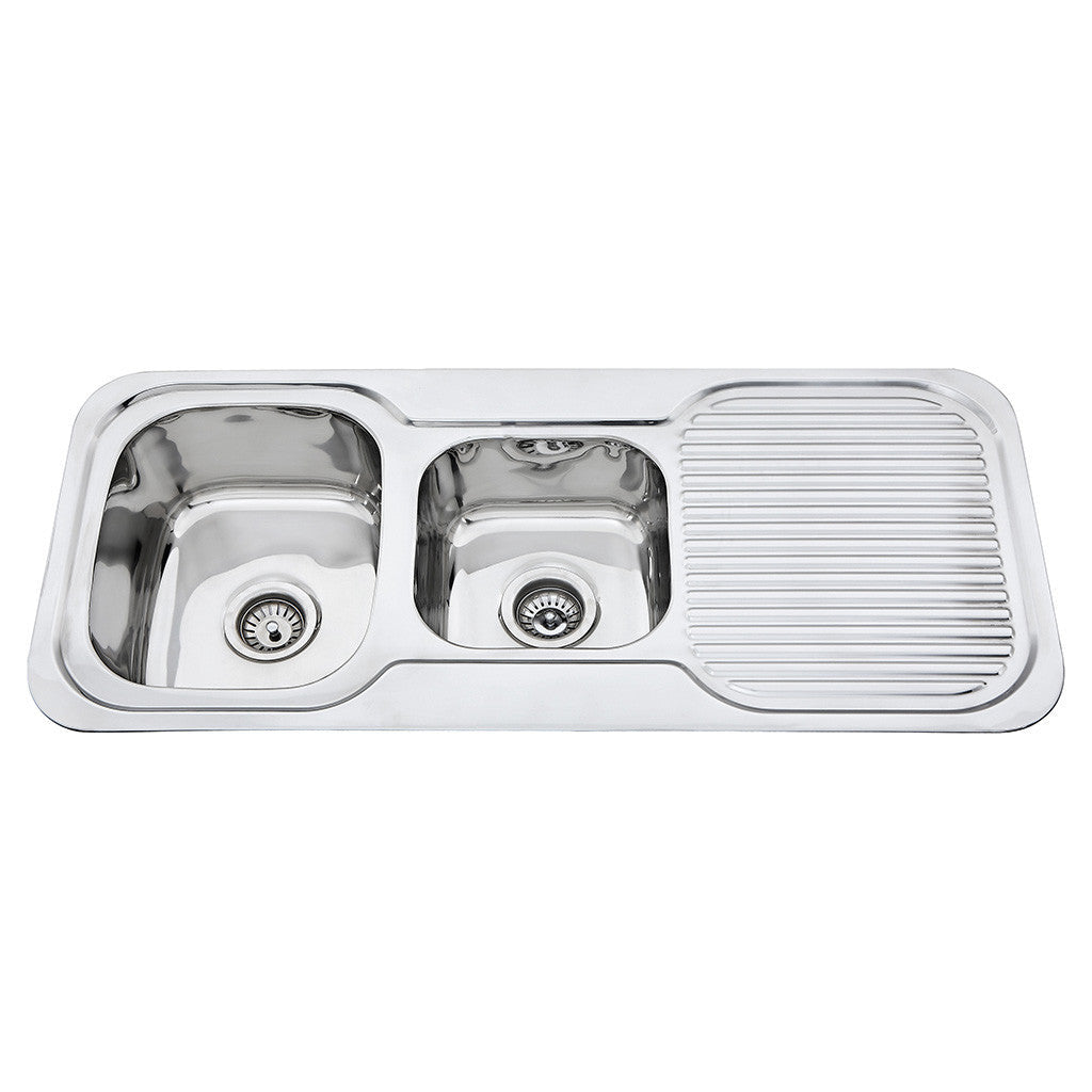 1 & 3/4 Bowl Sink | Right-Hand Drainer