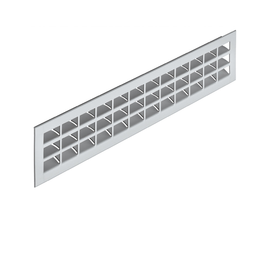 Aluminium Ventilation Grill, Straight-Edged | 550 × 80 mm