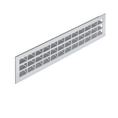 Aluminium Ventilation Grill, Straight-Edged | 550 × 80 mm