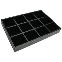 12-Compartment Drawer Insert — Black