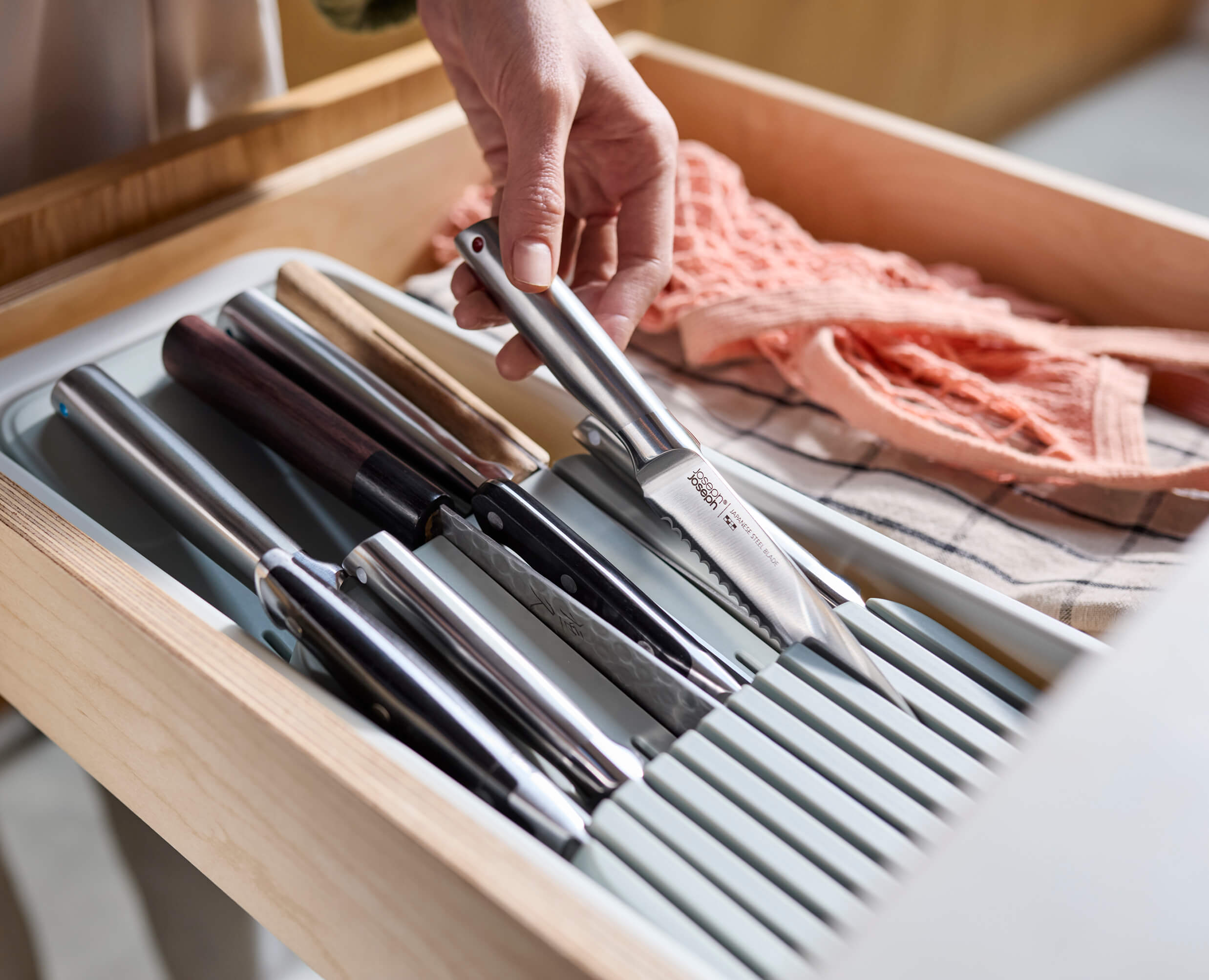 2-piece DrawerStore™ Cutlery & Knife Organiser Set