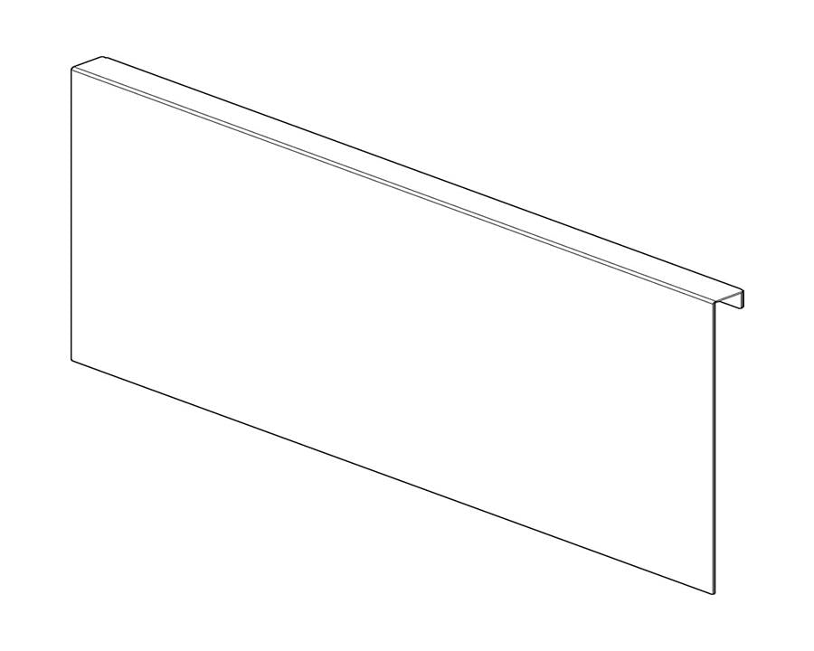AMBIA-LINE by Blum Back Adapter | F Height 241mm | K Height 128.5mm | M Height 90.5mm