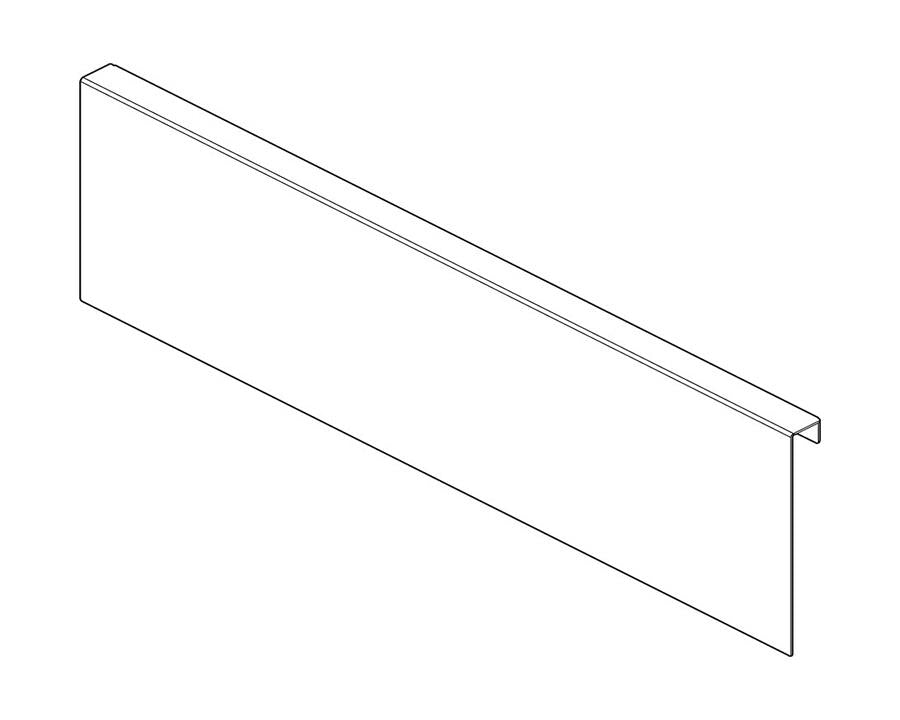AMBIA-LINE by Blum Back Adapter | F Height 241mm | K Height 128.5mm | M Height 90.5mm