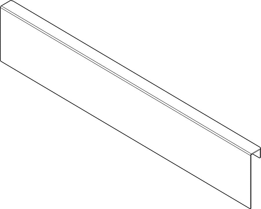 AMBIA-LINE by Blum Back Adapter | Indium Grey