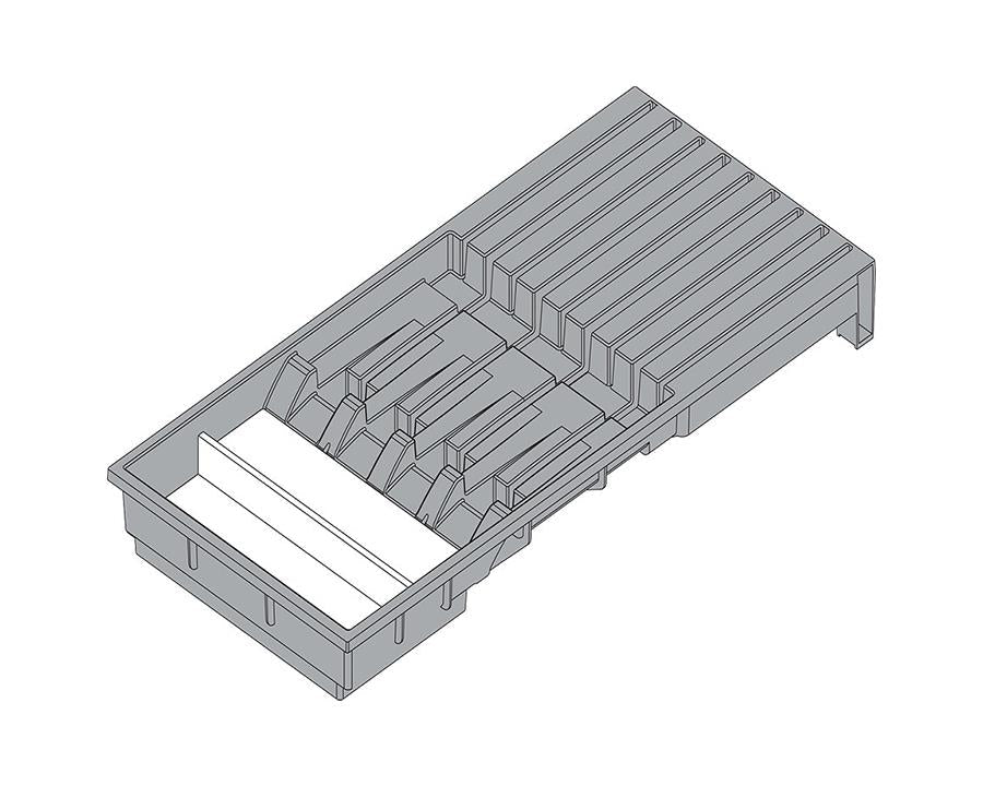 AMBIA-LINE by Blum Knife Holder | 186mm | Orion Grey