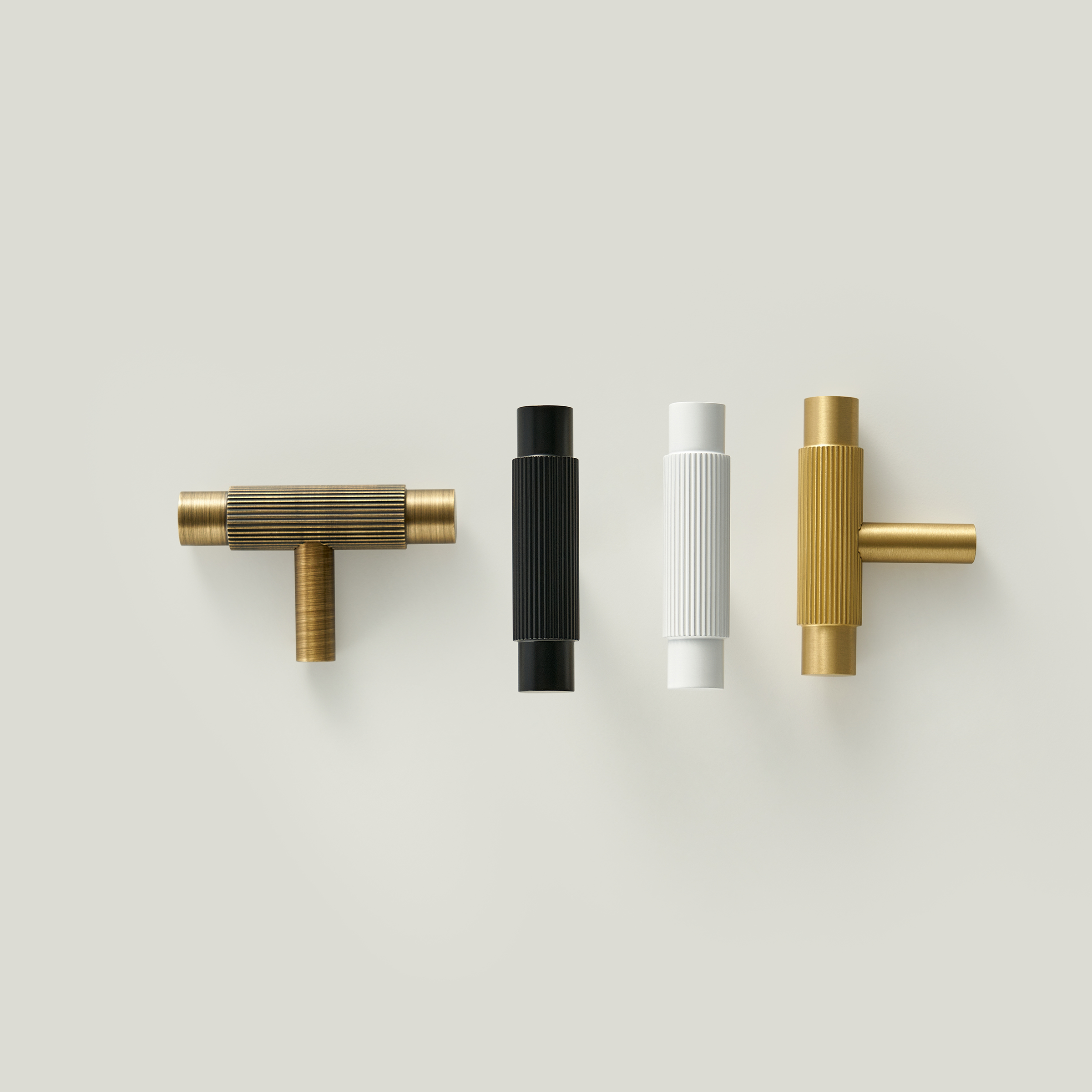 Alto Solid Brass Handle | Black