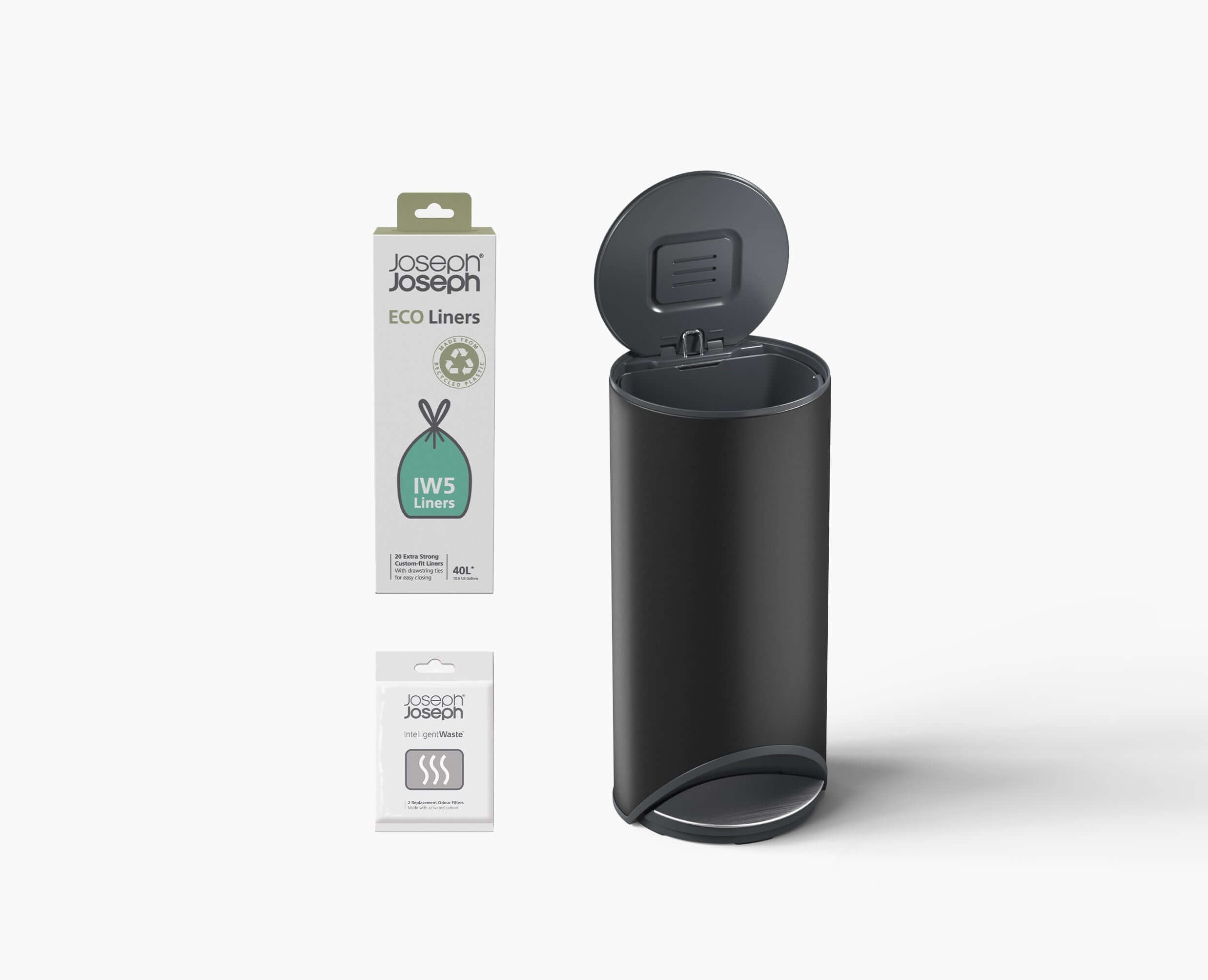 Arc™ 30L Easy-push Pedal Bin Starter Set