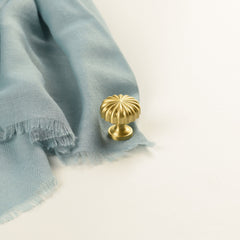 Aurora Solid Brass Knob | Satin Brass