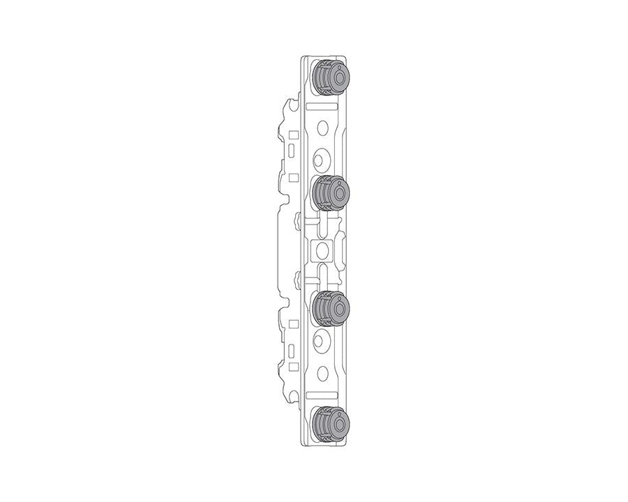AVENTOS by Blum HS/HL/HK EXPANDO T Front Fixing Bracket | Thin Fronts | 1 Piece