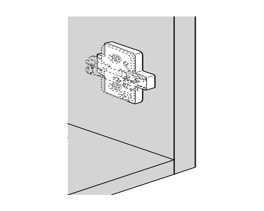 Angled Spacer by Blum | Cruciform | 5° | 6mm