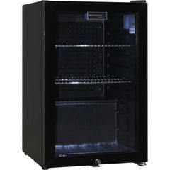 AAA Schmick Black Tropical Double Glazed Glass Door Bar Fridge - Model HUS-SC70-B