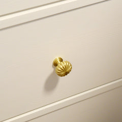 Aurora Solid Brass Knob | Satin Brass
