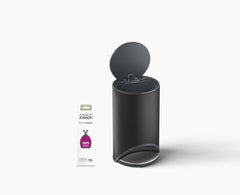 Arc™ 10L Easy-push Matt Black Pedal Bin Starter Set