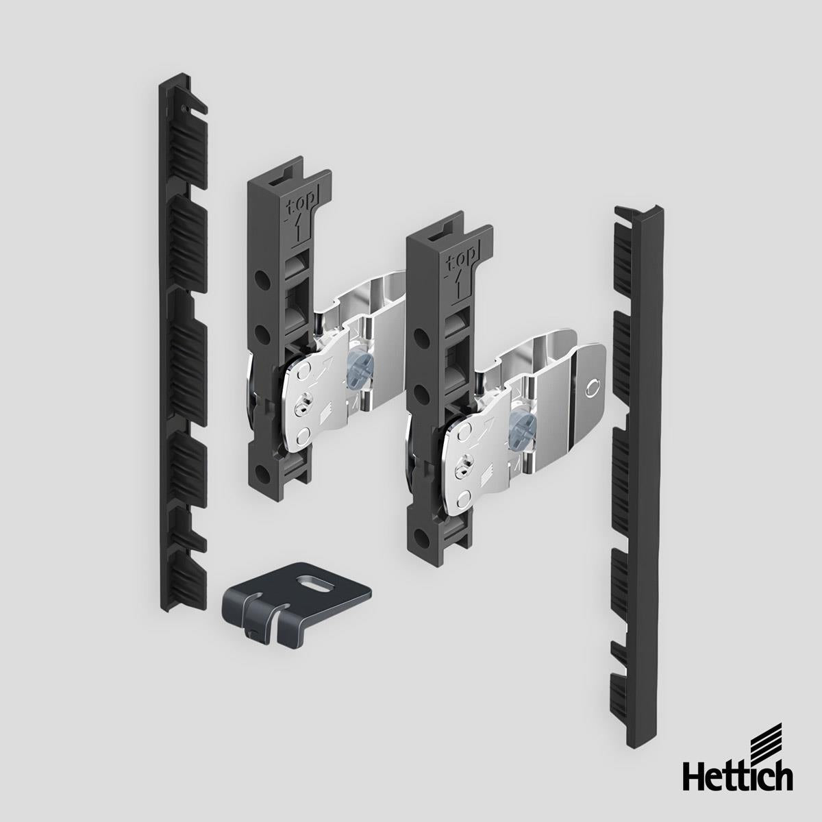 AvanTech YOU Internal Drawer Front | Illumination Height — Anthracite