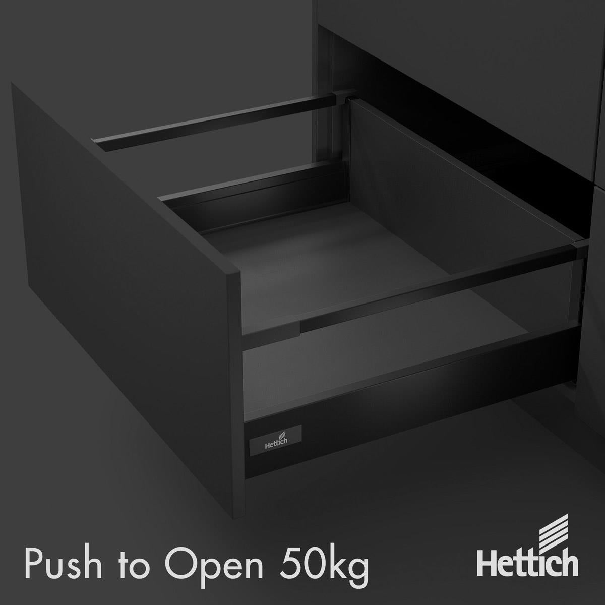 Atira Drawer | 50kg Push-to-Open — Anthracite
