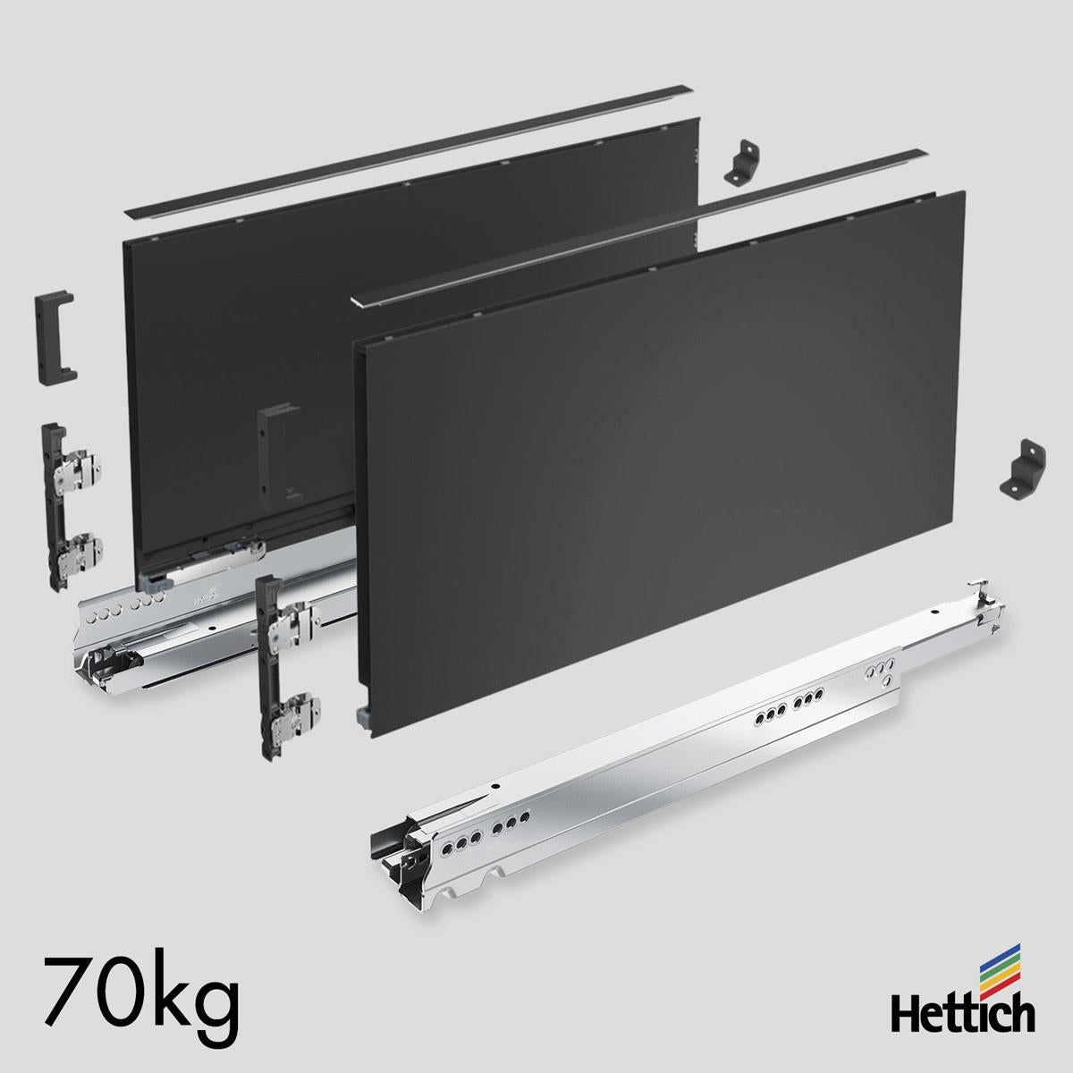 AvanTech YOU Drawer Box | Actro Silent 70kg — Anthracite
