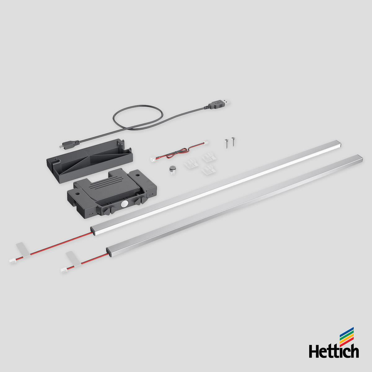 AvanTech YOU Illumination Design Profile — Anthracite | 270–650mm