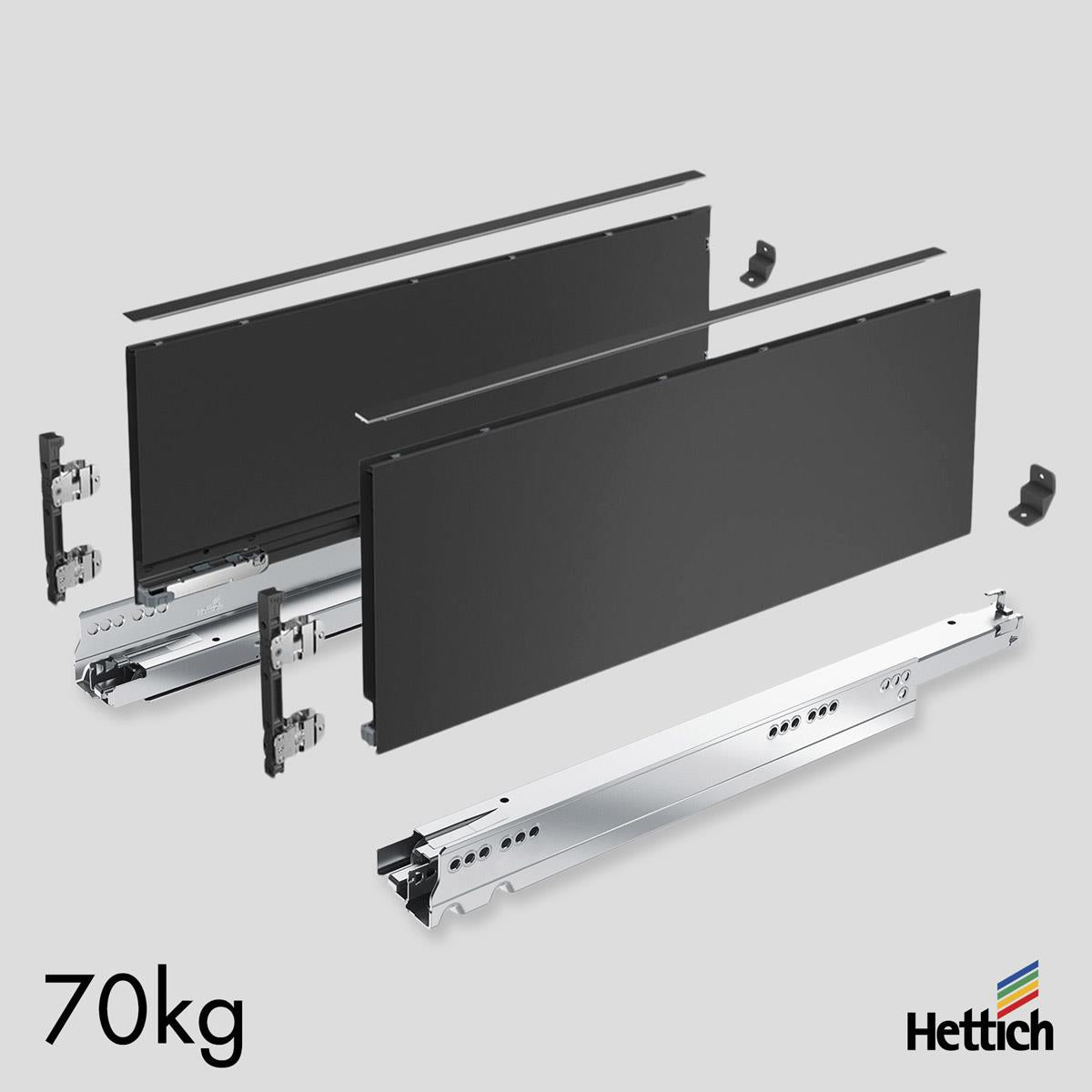 AvanTech YOU Drawer Box | Actro Silent 70kg — Anthracite