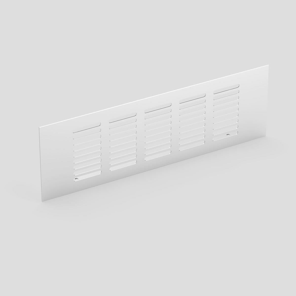 Aluminium Rectangular Vent — Satin Aluminium