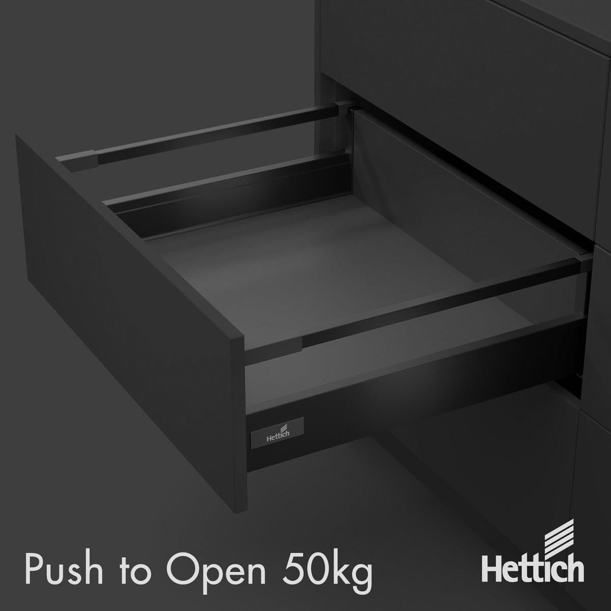 Atira Drawer | 50kg Push-to-Open — Anthracite