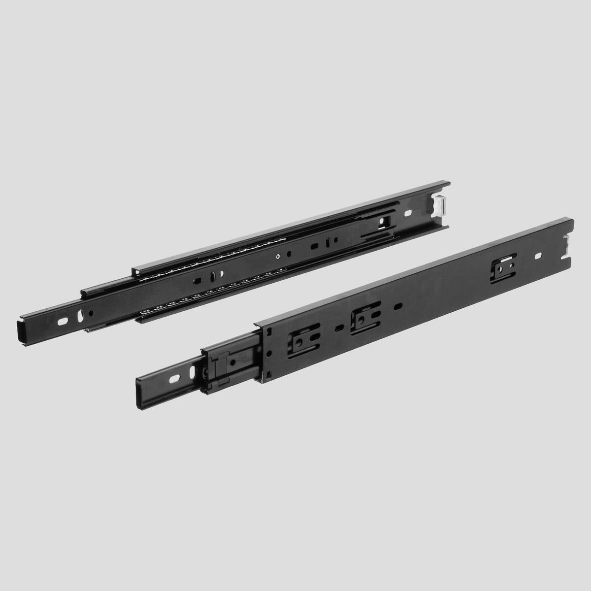 Ball Bearing Drawer Runner | 250–600mm — Matte Black