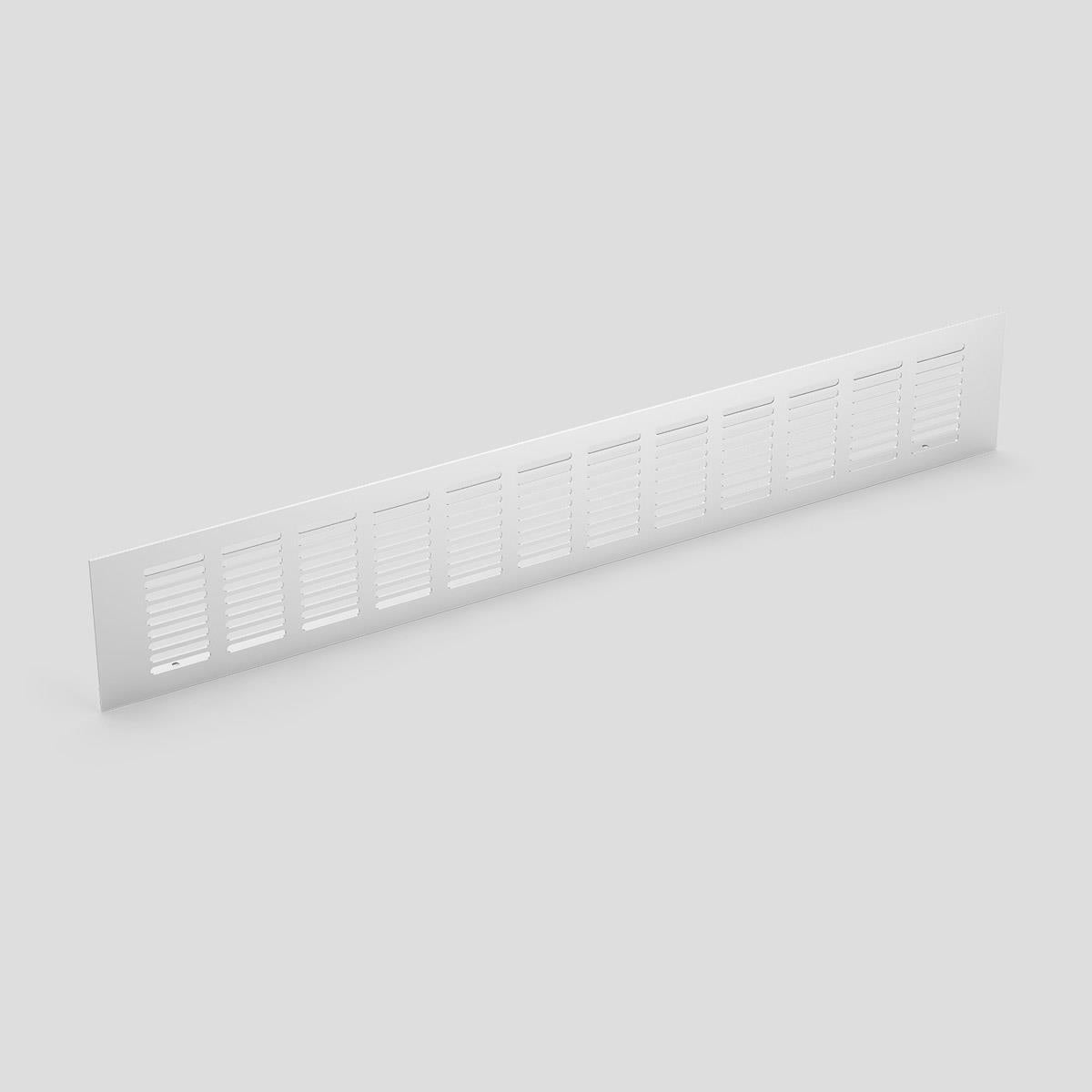 Aluminium Rectangular Vent — Satin Aluminium