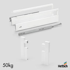 Atira Internal Drawer Set | 50kg Silent System — White