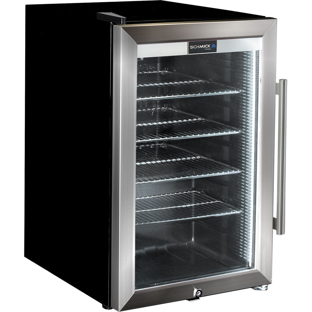 AAA Schmick Tropical Triple Glazed Outdoor Alfresco Glass Door Bar Fridge 70 Litre - Model HUS-SC70L-SS