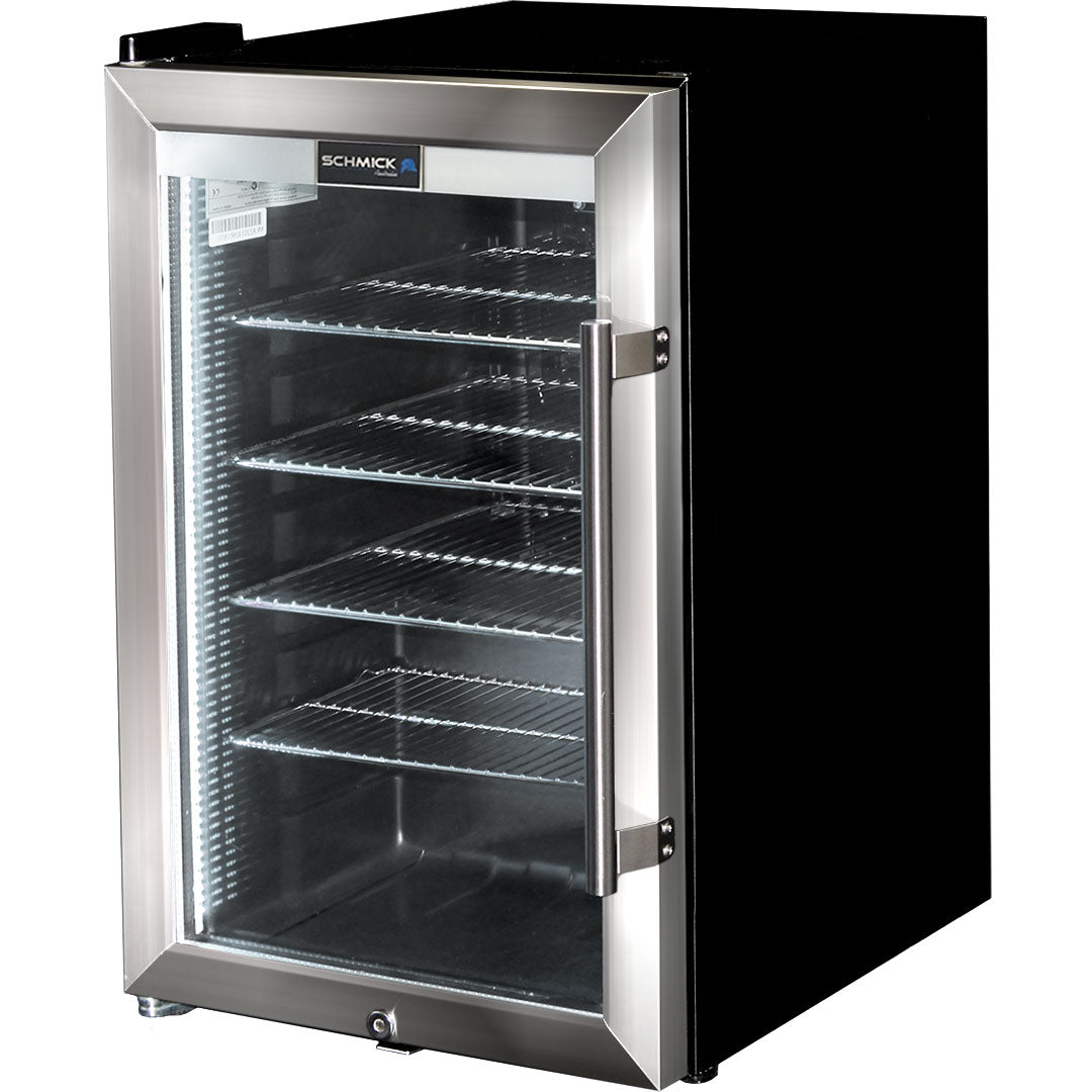 AAA Schmick Tropical Triple Glazed Outdoor Alfresco Glass Door Bar Fridge 70 Litre - Model HUS-SC70L-SS