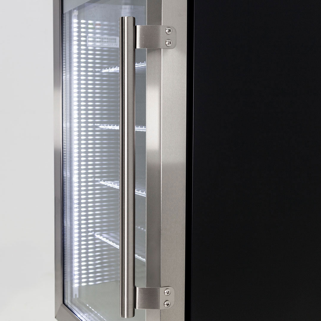 AAA Schmick Tropical Triple Glazed Outdoor 2 Glass Door Alfresco Bar Fridge 140 Litre - Model HUS-SC70-SS-COMBO