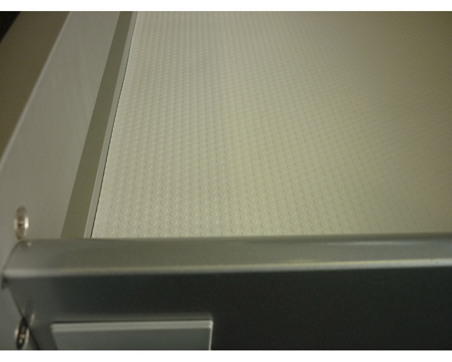Agoform Non-Slip Drawer Matting/Drawer Liner in White. Size: 626mm.To suit 650mm drawer. Priced per Metre. Sold per 10m roll